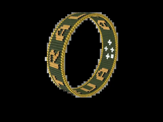 AUSTRALIA bead bracelet pattern preview