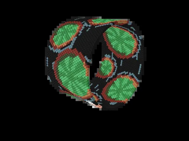 Amazon Water Lilies bead bracelet pattern preview