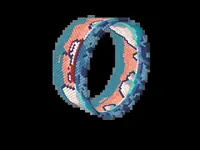 Iceberg Alley bead bracelet pattern, colour version 3