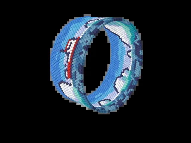 Iceberg Alley bead bracelet pattern preview