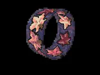 Maple Canopy bead bracelet pattern, colour version 2