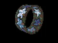 Maple Canopy bead bracelet pattern, colour version 3