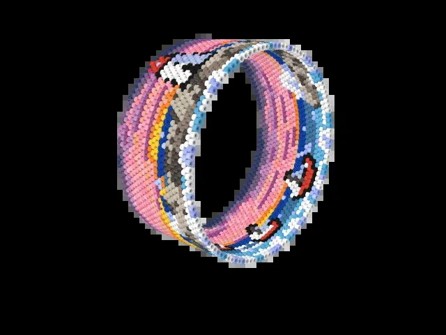 Peggy's Cove bead bracelet pattern preview