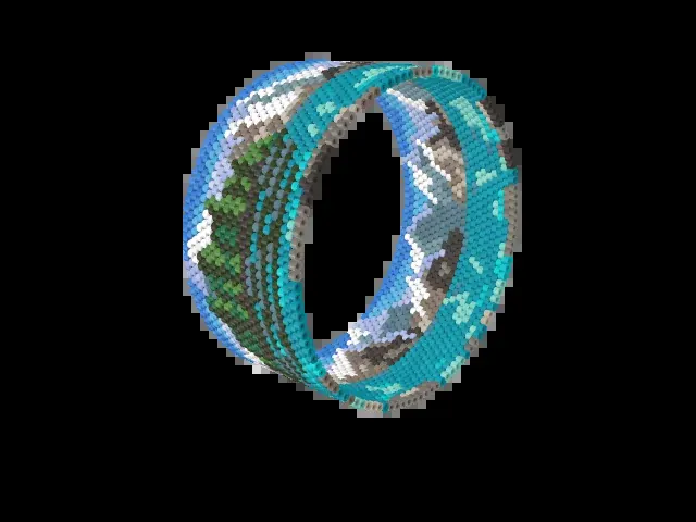 Spirit Island bead bracelet pattern preview