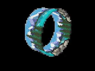 Canada bracelet pattern preview