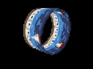 Greece bracelet pattern preview