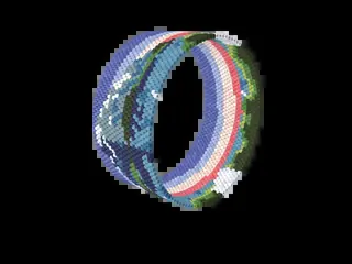 Iceland bracelet pattern preview