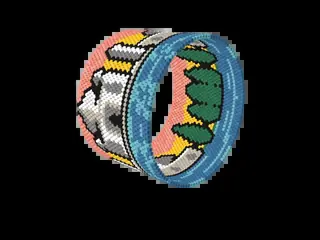 India bracelet pattern preview