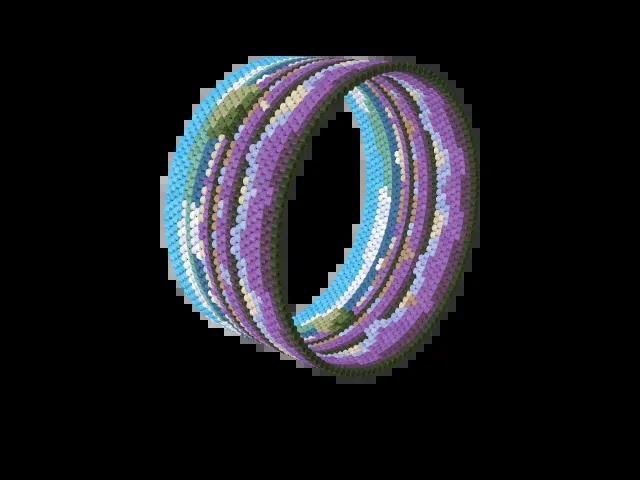 Hvar Hillside bead bracelet pattern preview