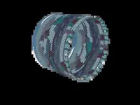 Lake District bead bracelet pattern, colour version 4