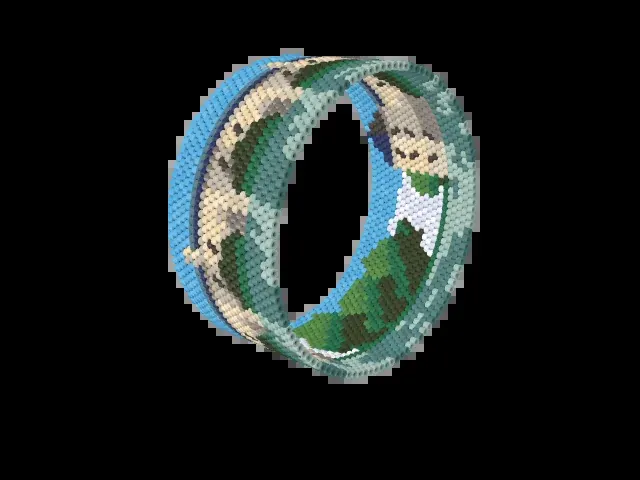 Chenonceau Château bead bracelet pattern preview