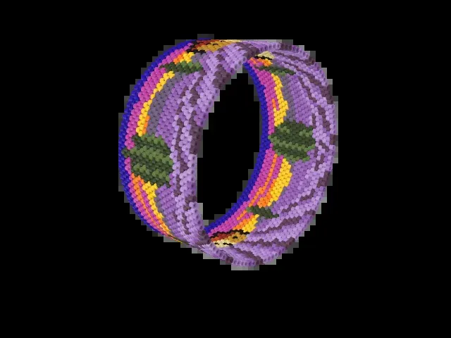Fields of Provence bead bracelet pattern preview