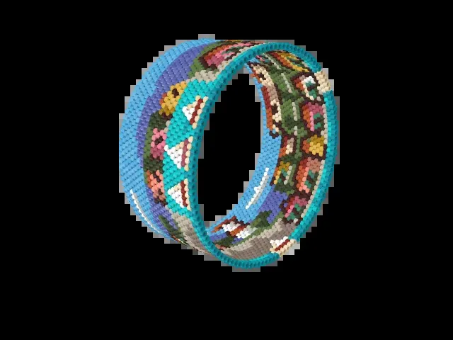 Riviera Village bead bracelet pattern preview