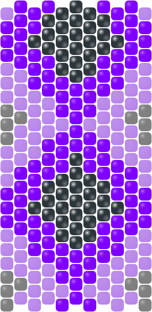 Peyote - Purple Diamond — peyote stitch bead pattern