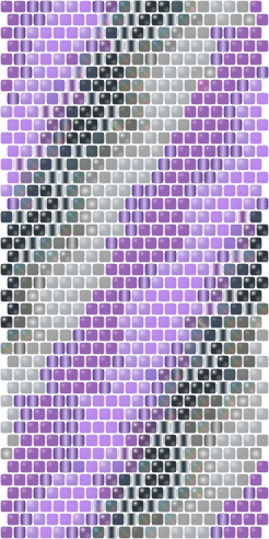 Peyote - Purple Swirl — brick stitch bead pattern