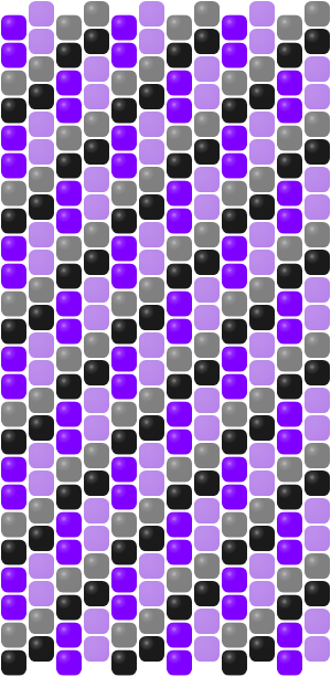 Peyote - Purple — peyote stitch bead pattern