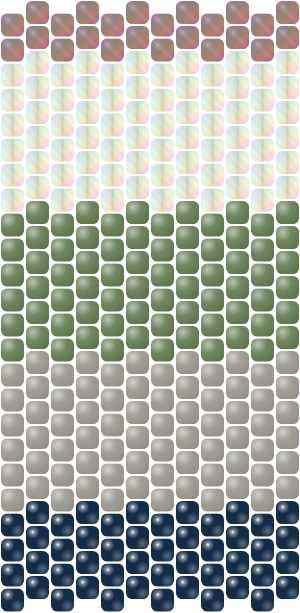 Lavender Fields — peyote stitch bead pattern