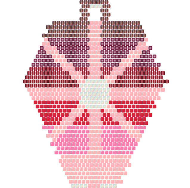Lotus Lantern — brick stitch bead pattern