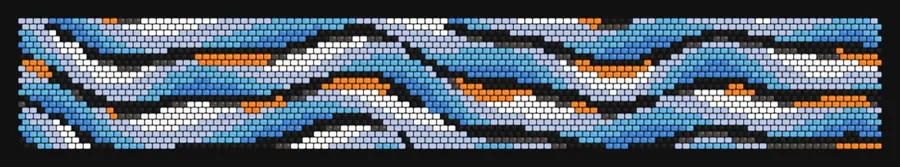 Fire and Ice bead pattern preview