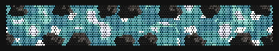 Blue Lagoon bead pattern preview