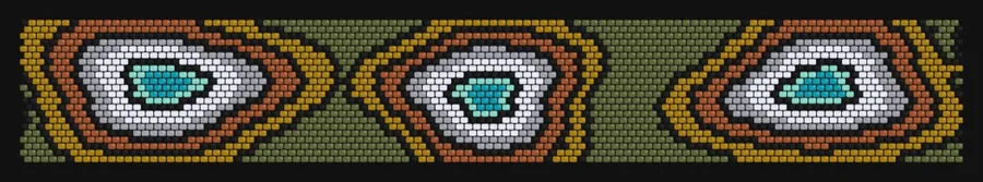 Caldera Contours bead pattern preview