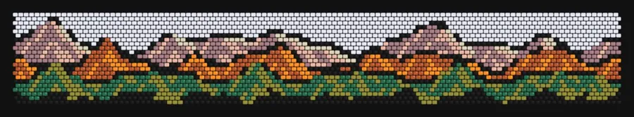 Rhyolite Mountains bead pattern preview