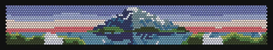 Kirkjufell bead pattern preview