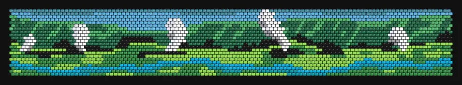 Steam Valley — Summer bead pattern preview