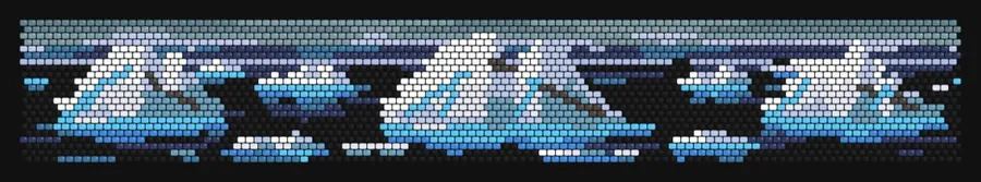 Jökulsárlón Icebergs bead pattern preview