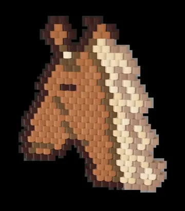 Icelandic Horse bead pattern preview