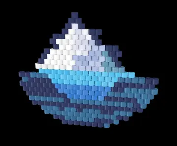 Iceberg bead pattern preview
