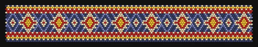 Fair Isle — Nordic Rose bead pattern preview