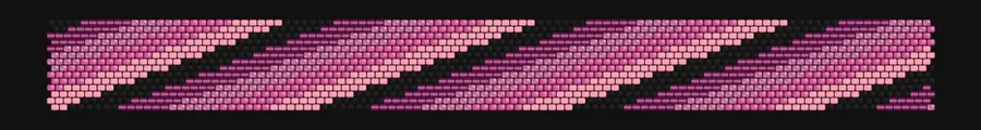 Aurora Drift — Rose bead pattern preview