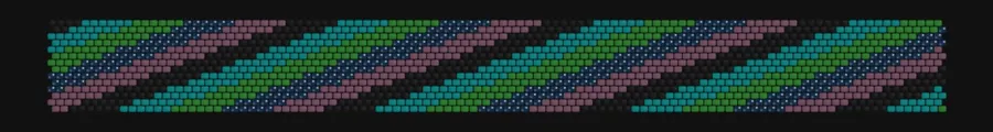 Aurora Drift bead pattern preview
