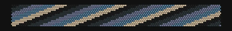 Aurora Drift — Nebula bead pattern preview
