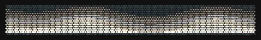 Aurora Ladder — Onyx bead pattern preview
