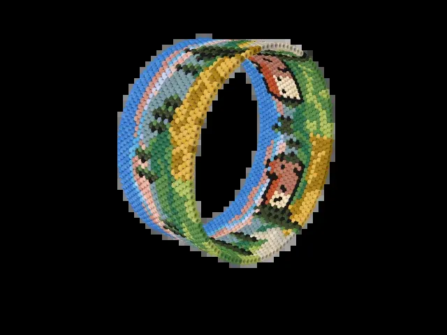 Tuscan Cypress Road bead bracelet pattern preview
