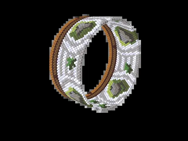 Zen Garden bead bracelet pattern preview