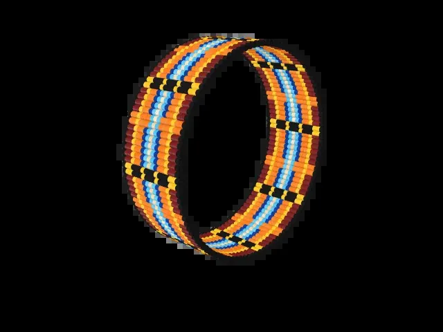 Kikoi bead bracelet pattern preview