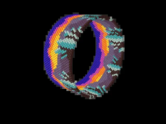 Agave Desert bead bracelet pattern preview