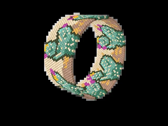 Nopal Garden bead bracelet pattern preview