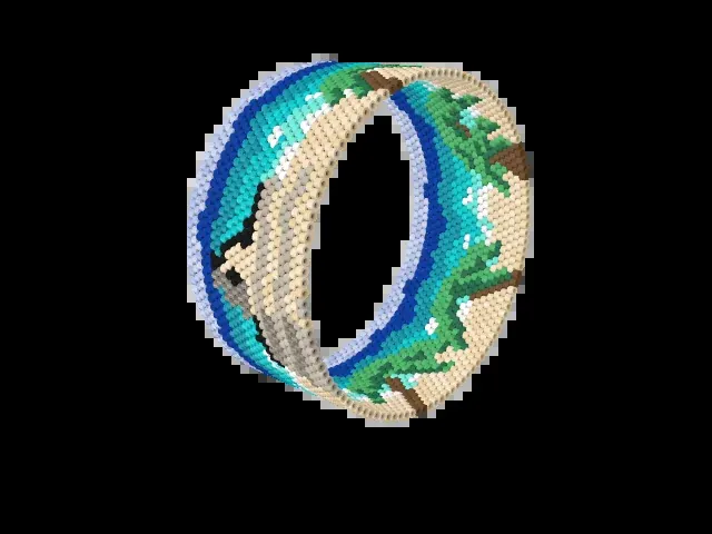 Tulum Coast bead bracelet pattern preview