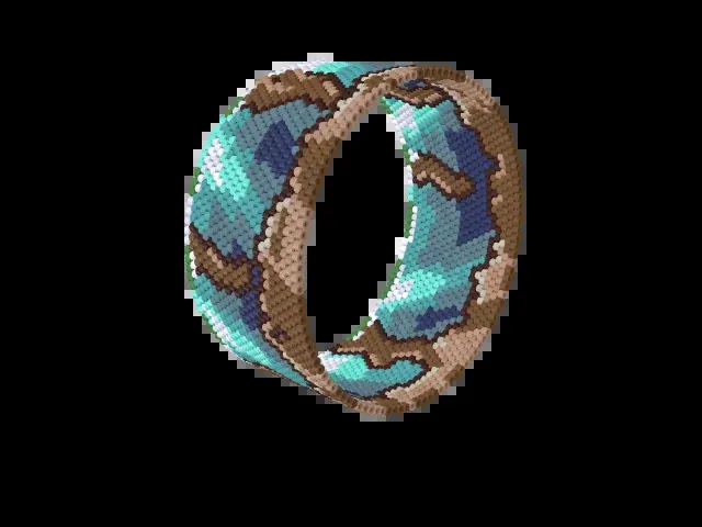 Cenote Light bead bracelet pattern preview