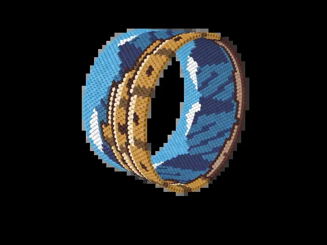 Atlas Mountain Village bead bracelet pattern preview