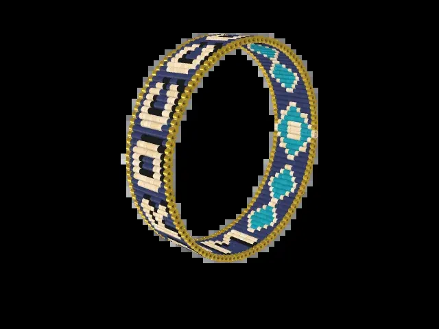 MOROCCO bead bracelet pattern preview