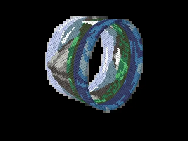 Milford Sound bead bracelet pattern preview