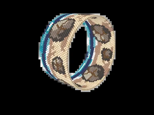 Moeraki Boulders bead bracelet pattern preview
