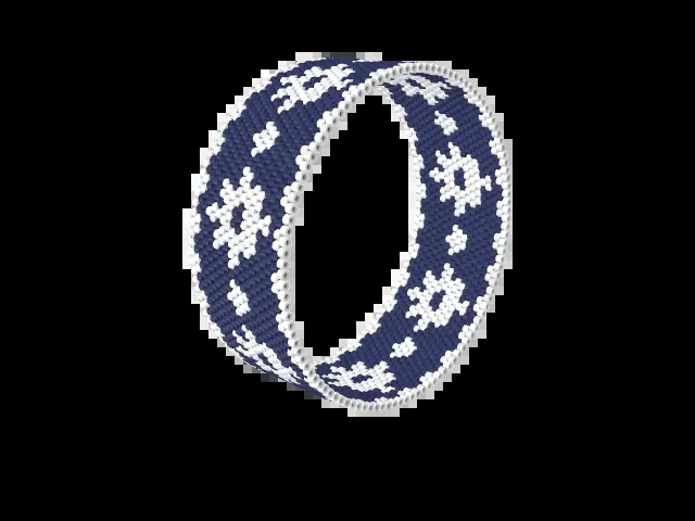 Selbu Star Knit bead bracelet pattern preview