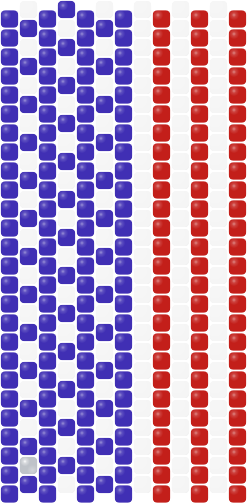 Classic Stars and Stripes — Peyote bead pattern