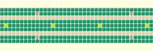 Forest Canopy — Loom bead pattern